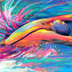 Butterfly. painting by DC Langer